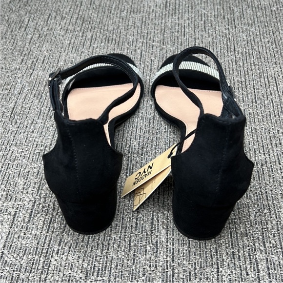 NWT! Madden NYC Women's Illie City Black Ankle Strap Block Heel Sandals 9.5 - Picture 8 of 13